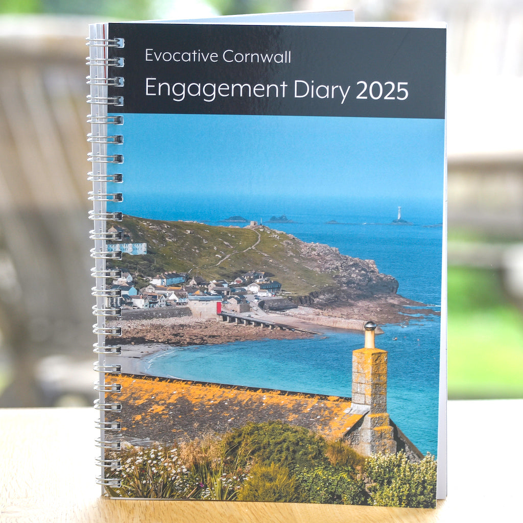 Evocative Cornwall diary 2025 front cover